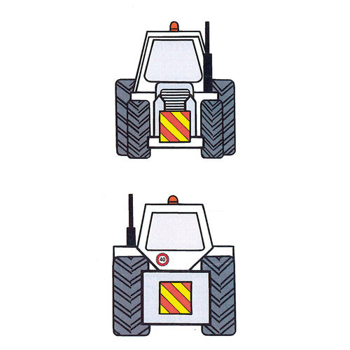 Lampa Retroreflective panel for agricultural vehicles