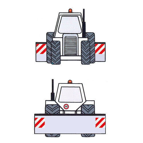 Lampa Retroreflective panel for signaling agricultural equipment