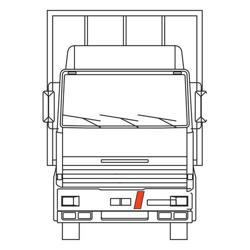 Klebeetikett, 1 Stück - Eigenfrachttransport RA7104