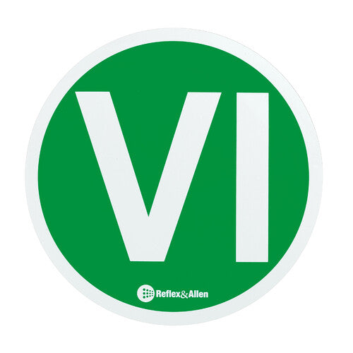 Lamp Sticker, set of 12 - VI - Euro 6