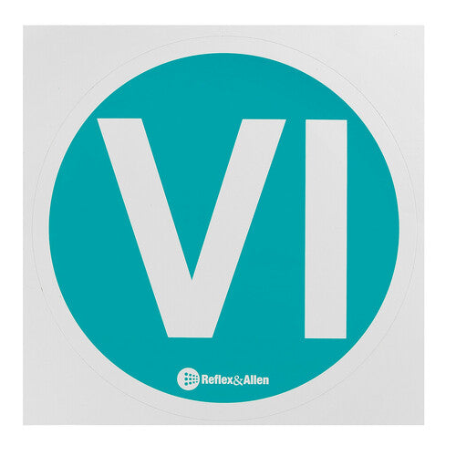 Lamp Sticker, set of 12 - VI - Euro 6