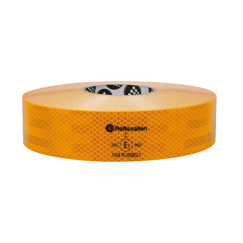 Premium Lamp, 50m Yellow Hard Surface Safety Warning Tape