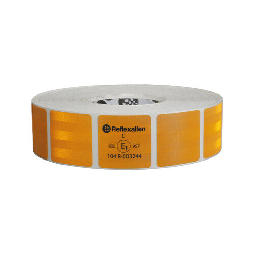 Lampa Value, safety warning tape for tarpaulin surfaces 50 m Yellow