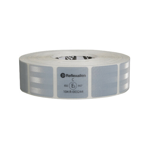 Lampa Value, safety warning tape for tarpaulin surfaces 50 m White
