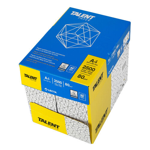 Papel Lampa para impresión y fotocopias, 80 g, A4 (210x297 mm) - 5 resmas de 500 hojas RISMA4