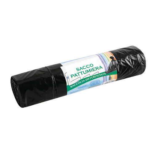 Lampa Roll of 10 Black Garbage Bags - 72x110 cm