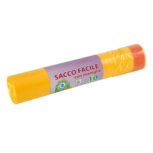 Lampa Rotolo 10 sacchi gialli profumati per raccolta differenziata - 70x105 cm SA021