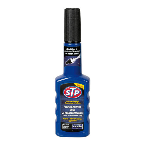 Limpiador de inyectores diésel STP, alto kilometraje - 200 ml