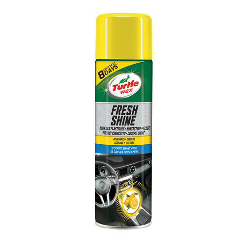 Pulidor de salpicadero Turtle Wax con fragancia intensa - 500 ml - Cítrico