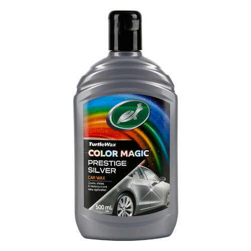 Turtle Wax Color Magic, cera protettiva arricchita con colore - 500 ml - Argento