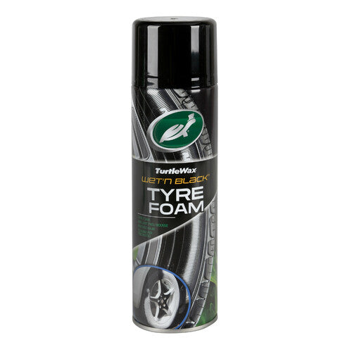 Turtle Wax Wet 'n' Black, schiuma lucida pneumatici - 500 ml