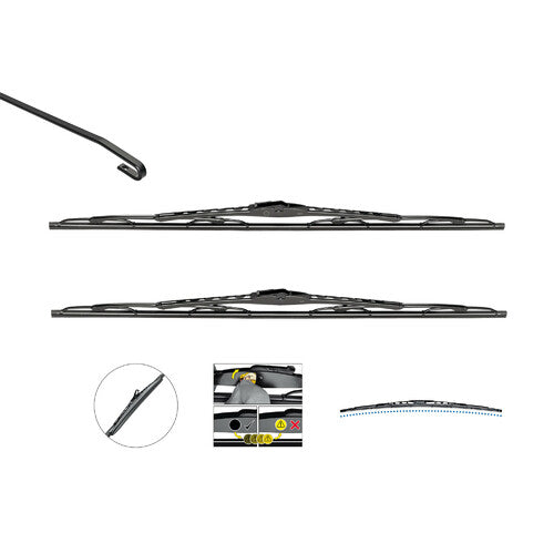 Valeo Silencio conv Performance wiper blade VM221 525 + 525 mm 2 pcs