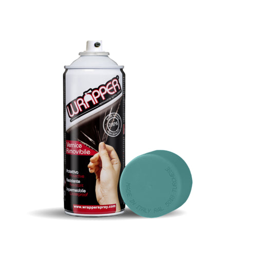 Removable Spray Film Wrapper, 400 ml - Turquoise - RAL 5018