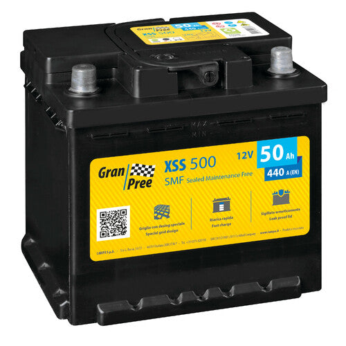 Gran Pree Batteria 12V - Gran Pree SMF - 50 Ah - 440 A - L1