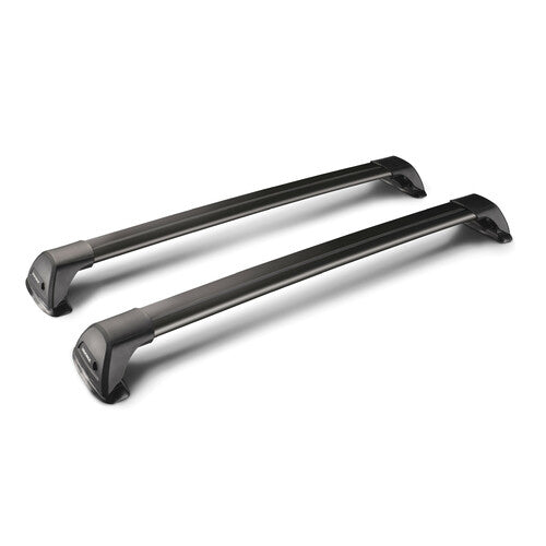 Yakima Flush Black 90cm Aluminium Bars Alfa Giulietta 04/10>12/13 std/roof