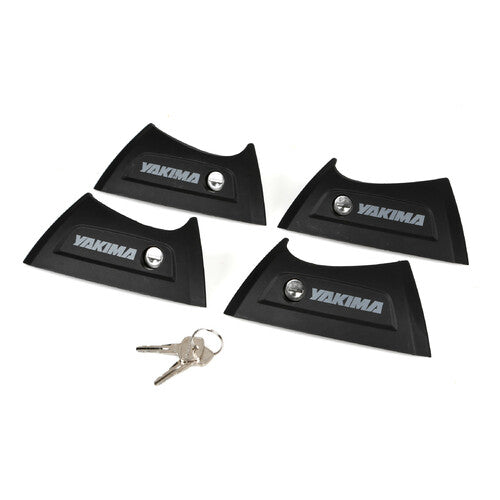 Yakima Replacement Covers (4 pcs.) for Thru Bars and 2 Sks Keys