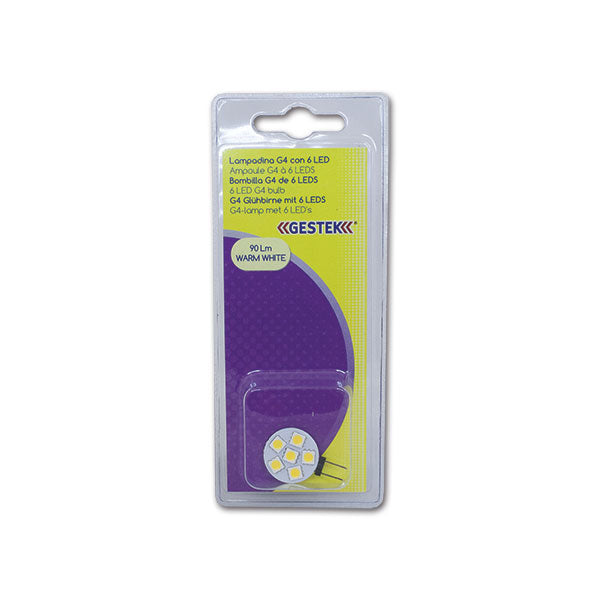 G4 6 LED-Glühbirne, warmweiß, LUC006 8032793934745