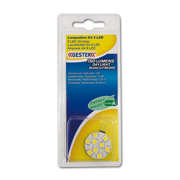 Lampadina G4 9 LED daylight 8032793933700