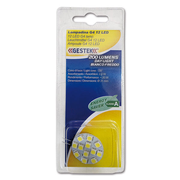 Lampadina G4 12 LED daylight 8032793933649