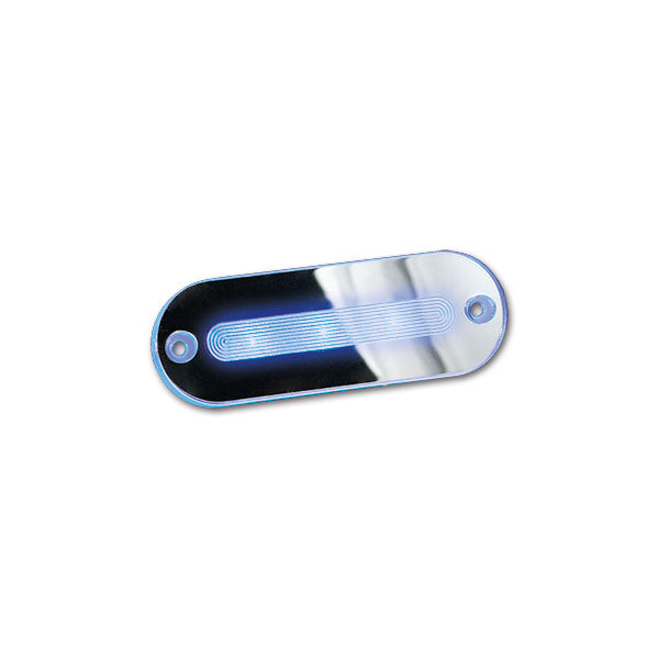 Luz de paso azul Elegance 3 LED LUC573