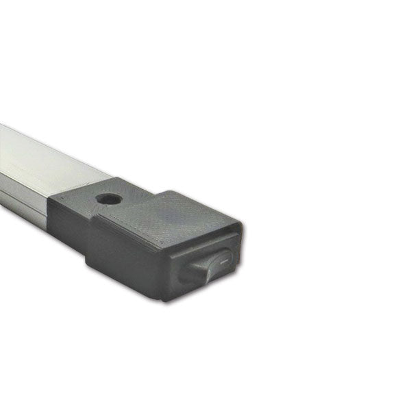 Tecnoled Plafoniera Black slim con interruttore