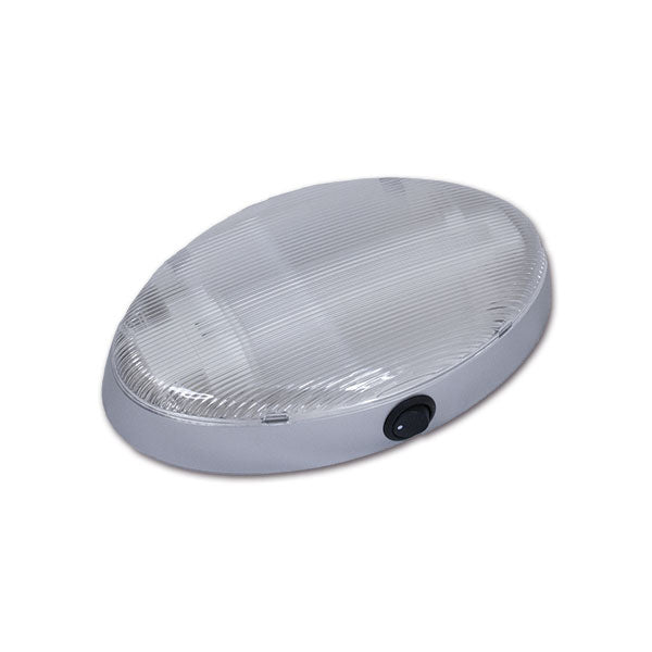 Lampada ovale neon argento - 9W LUC705