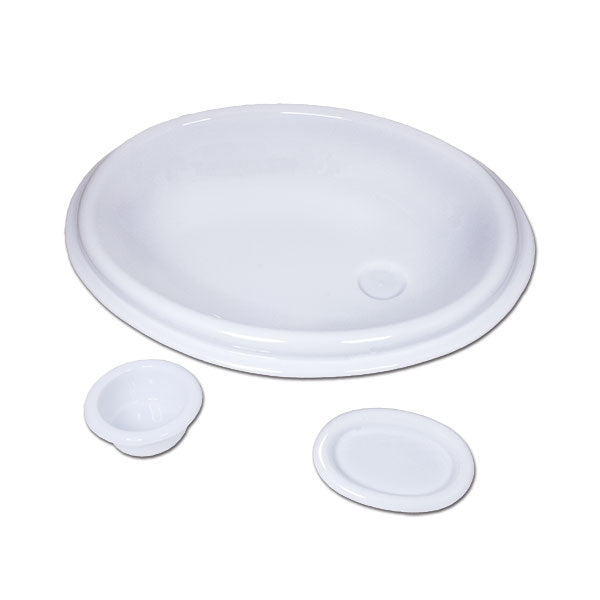 Lavello Ovale Termoformato con Accessori 470x370mm - Camper e Van LVL505