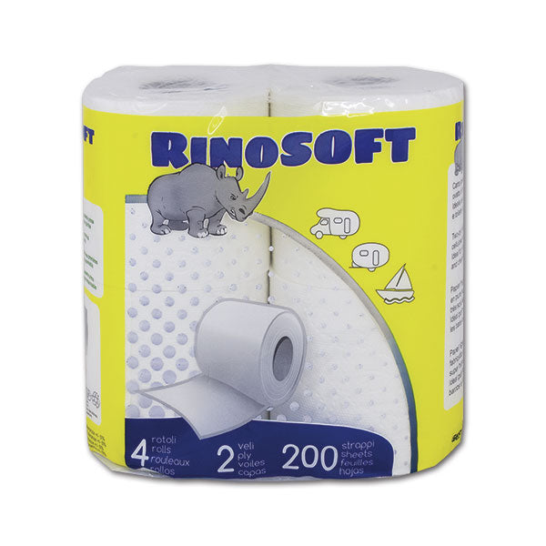 RinoSOFT Papel higiénico soluble en agua para furgonetas y autocaravanas