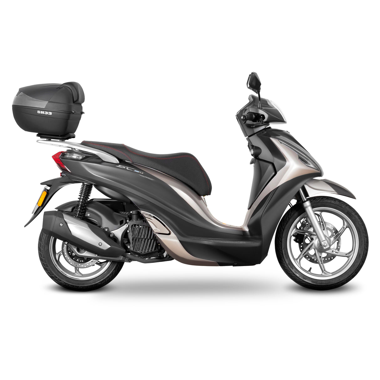 SHAD SH26 Topcase-Kit + Morbidelli SC 125 LX 24 Halterung