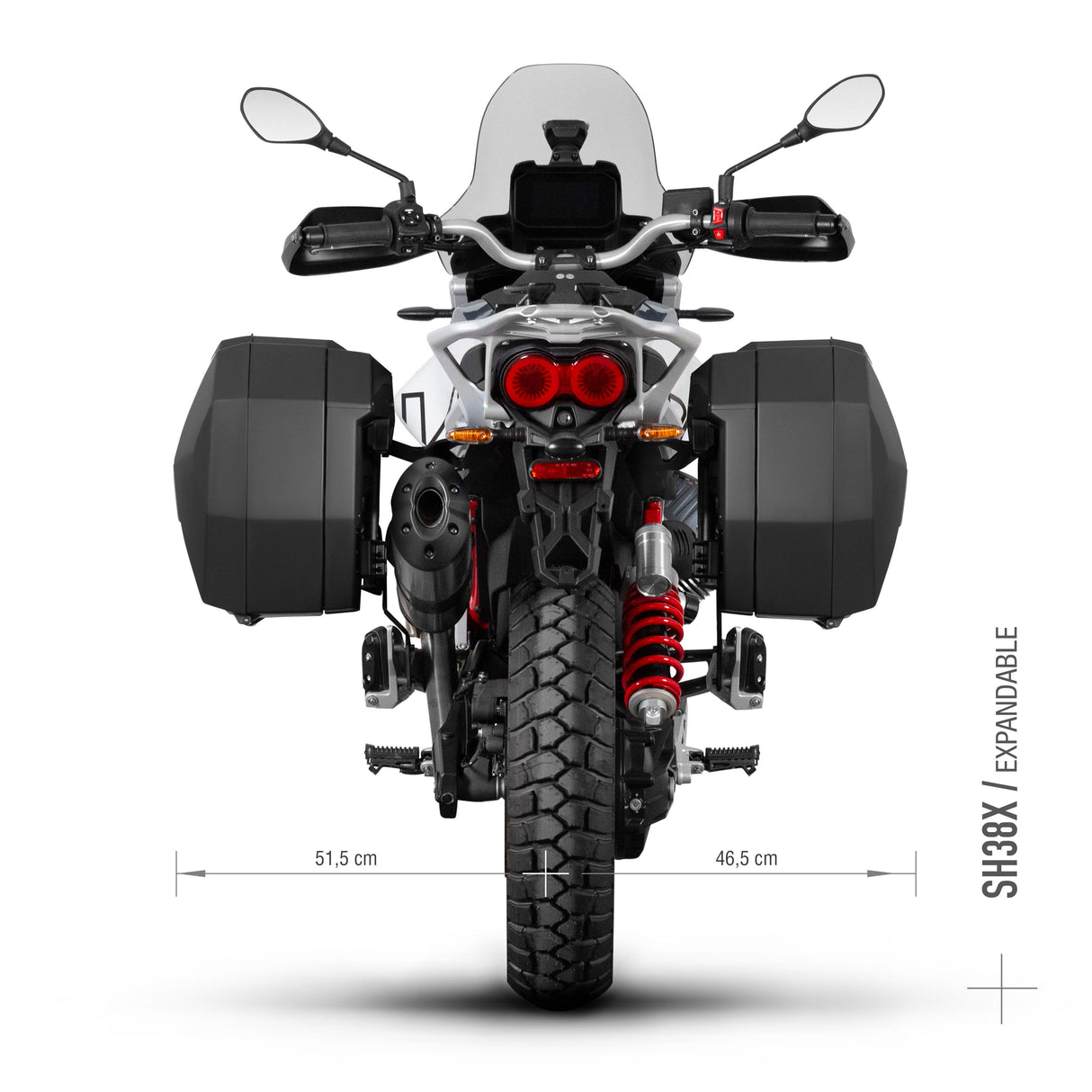 Shad Shad Portavaligie Laterale 3P System MOTO GUZZI V85 TT / V85 TT TRAVEL 2024 M0VT84IF