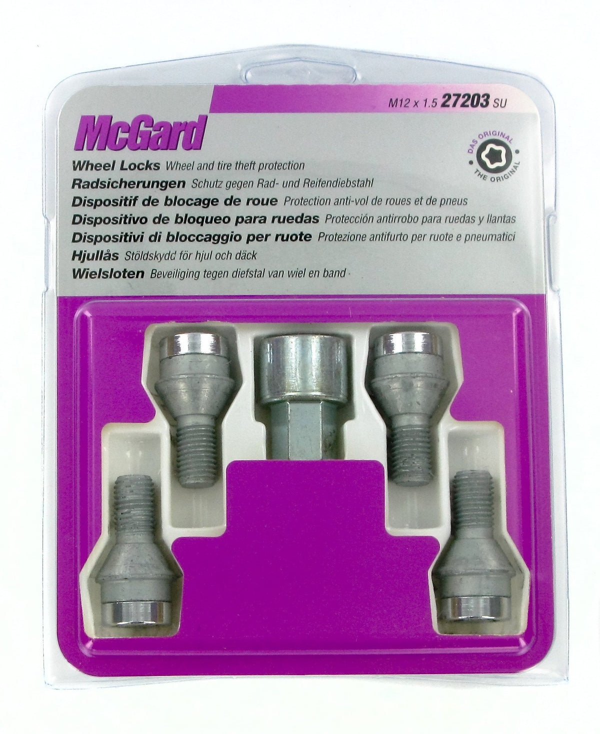 McGard Bulloni ruota auto conici kit 4 pz - Original - A090