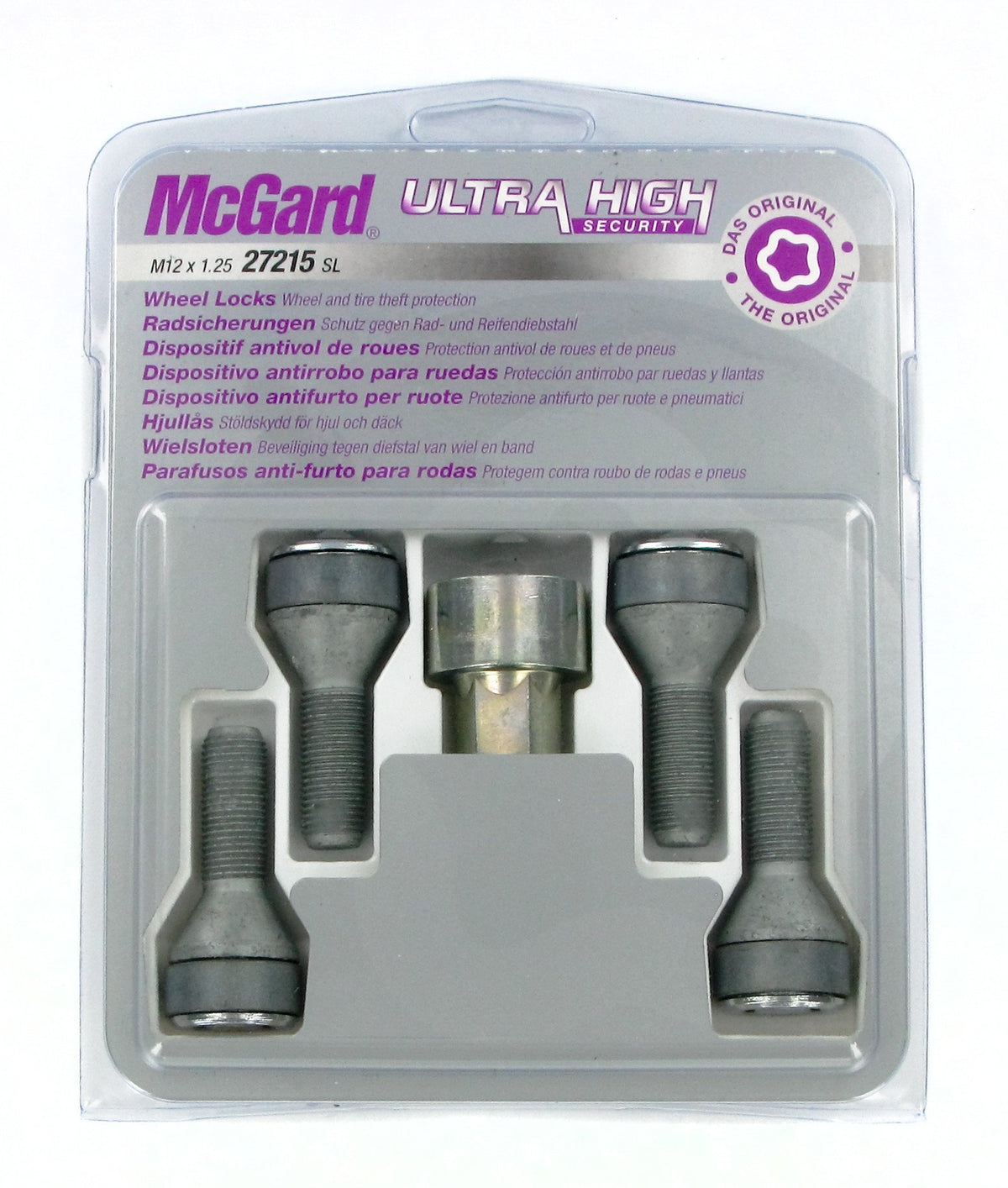 McGard Bulloni ruota auto conici kit 4 pz - Ultra High Security - A030