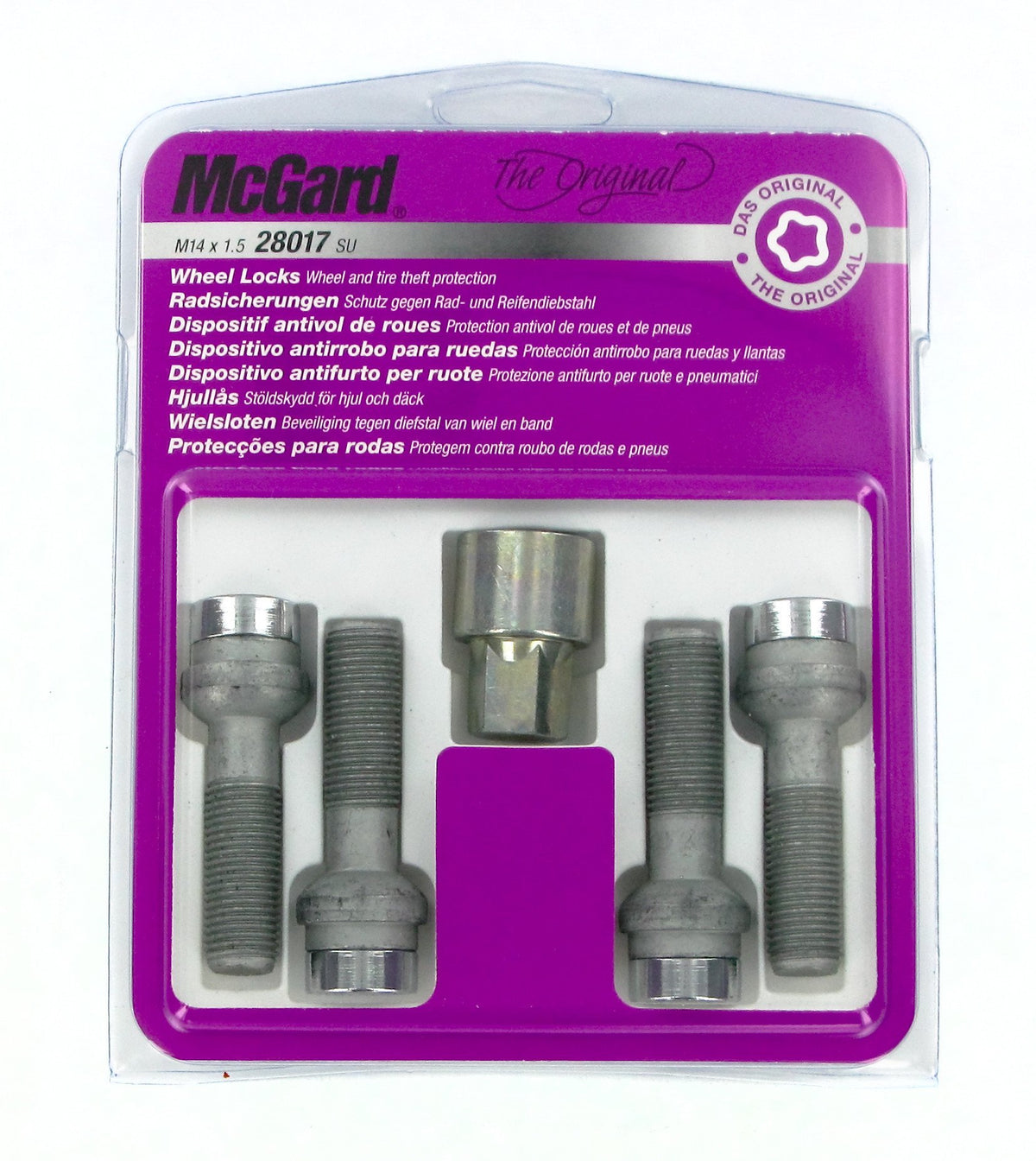 McGard Bulloni ruota auto sferici kit 4 pz - Original - E130