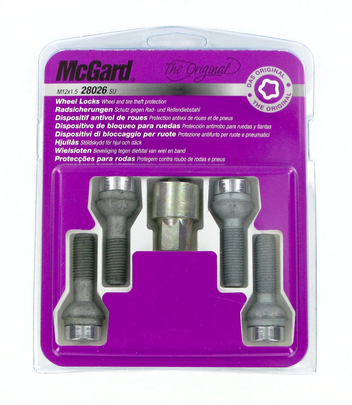 McGard Bulloni ruota auto sferici kit 4 pz - Original - E040