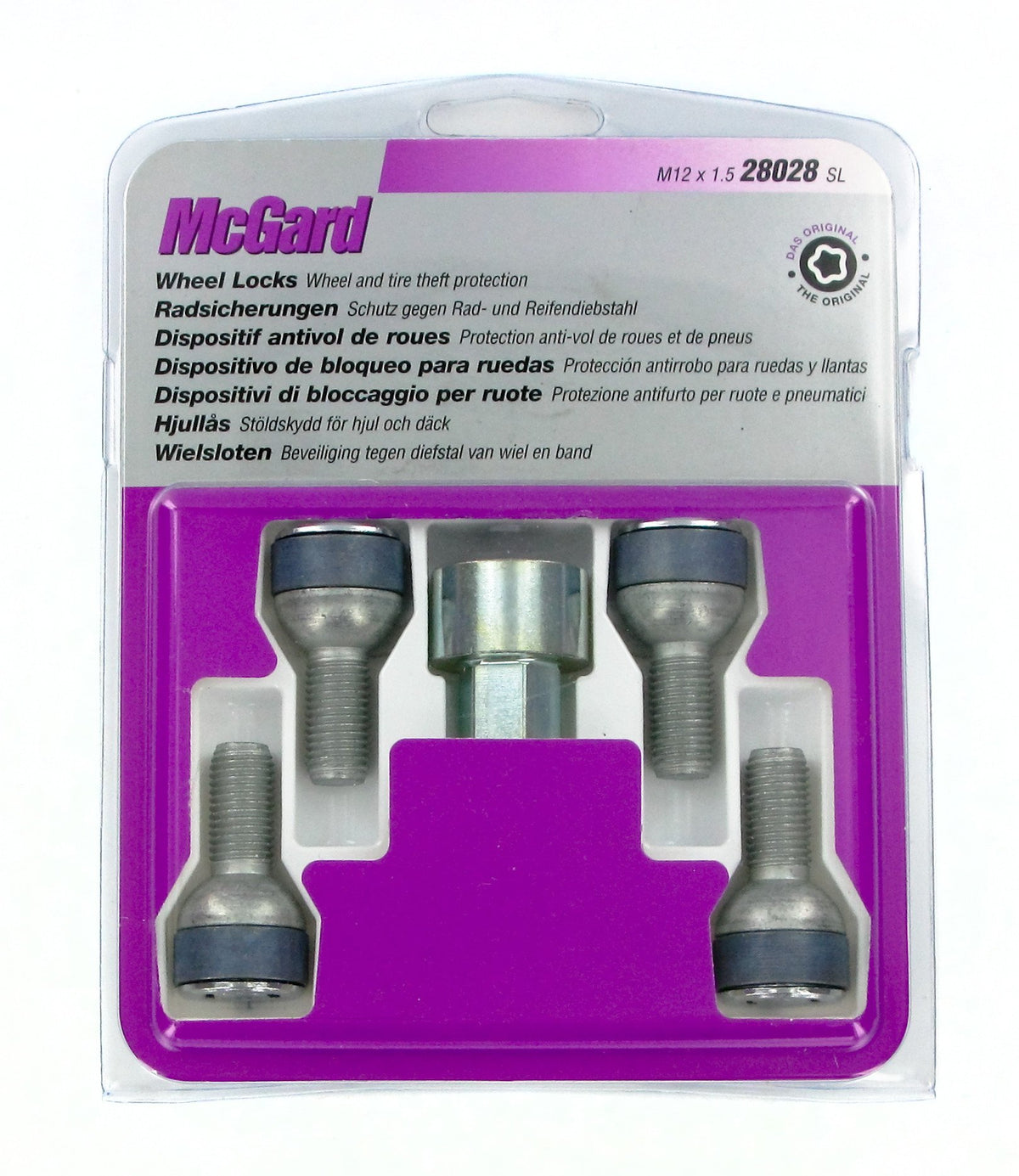 McGard Bulloni ruota auto sferici kit 4 pz - Ultra High Security - E020