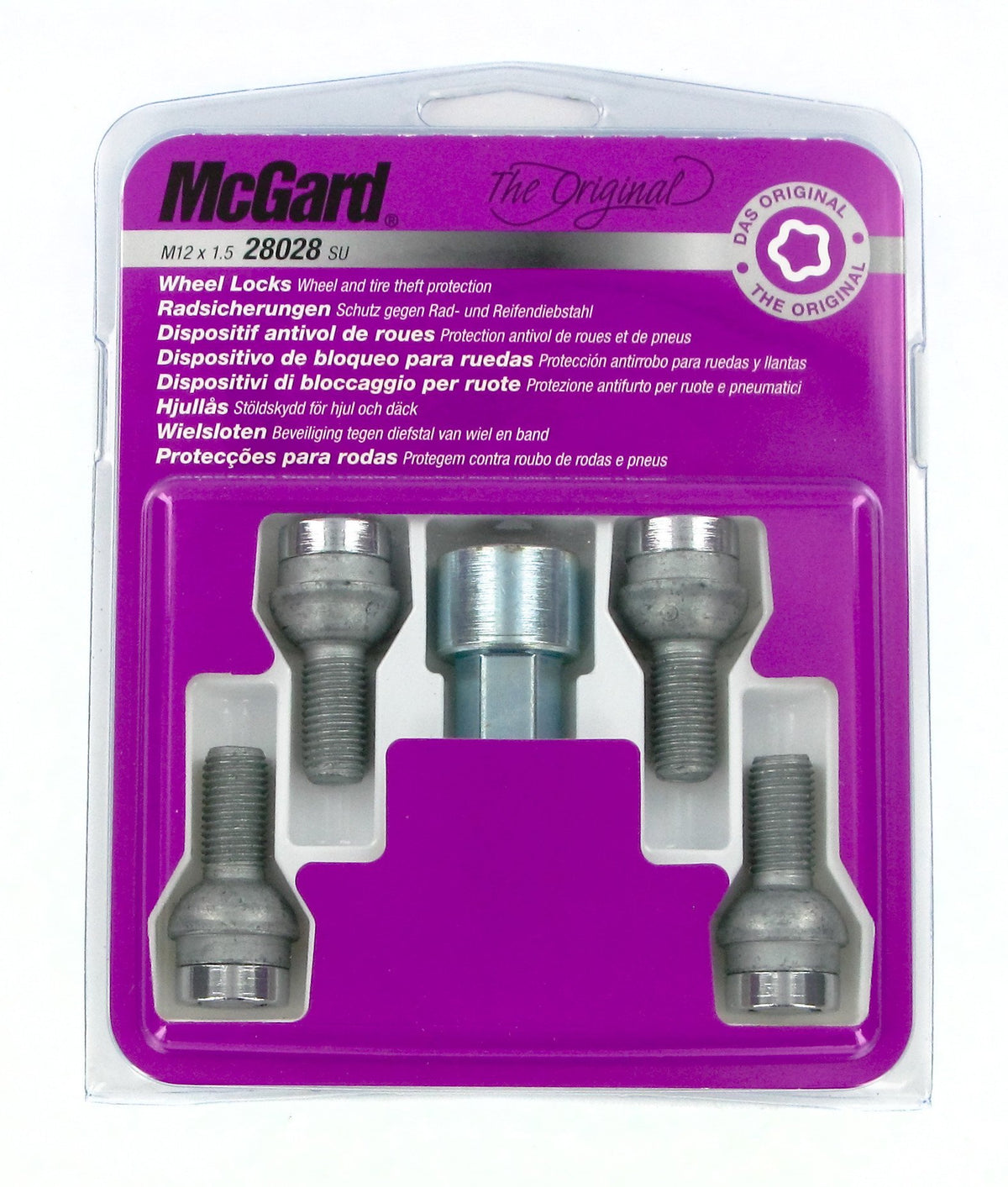McGard Bulloni ruota auto sferici kit 4 pz - Original - E020