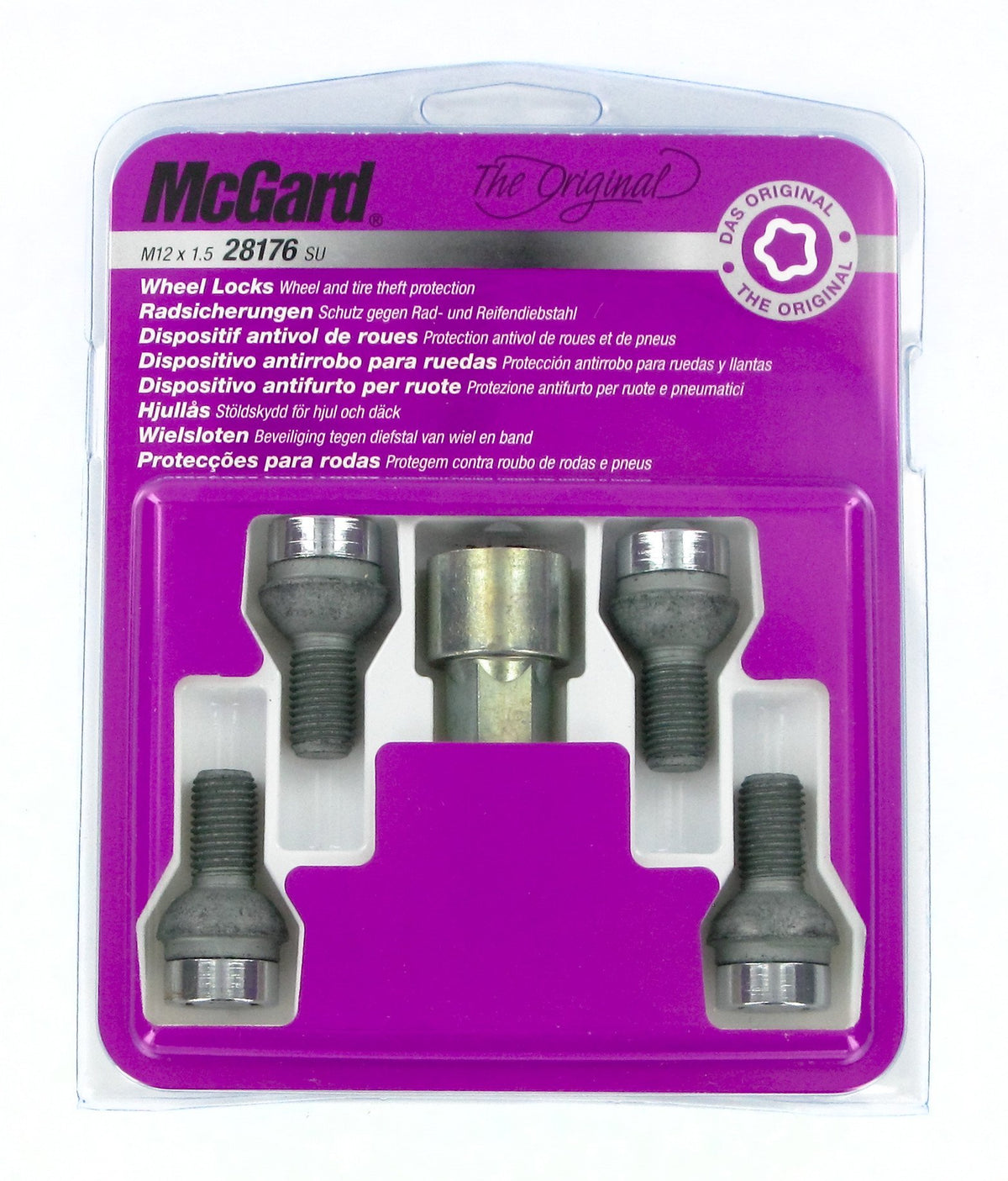 McGard Bulloni ruota auto sferici kit 4 pz - Original - E010