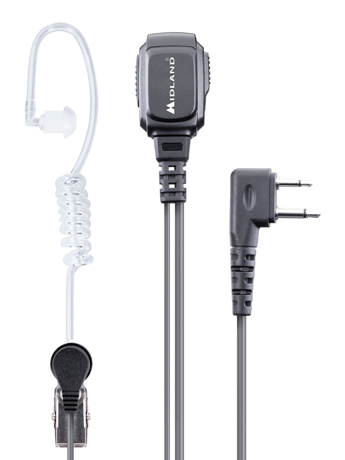 Midland MA31 L Pro, auricolare con microfono 2 pin Midland