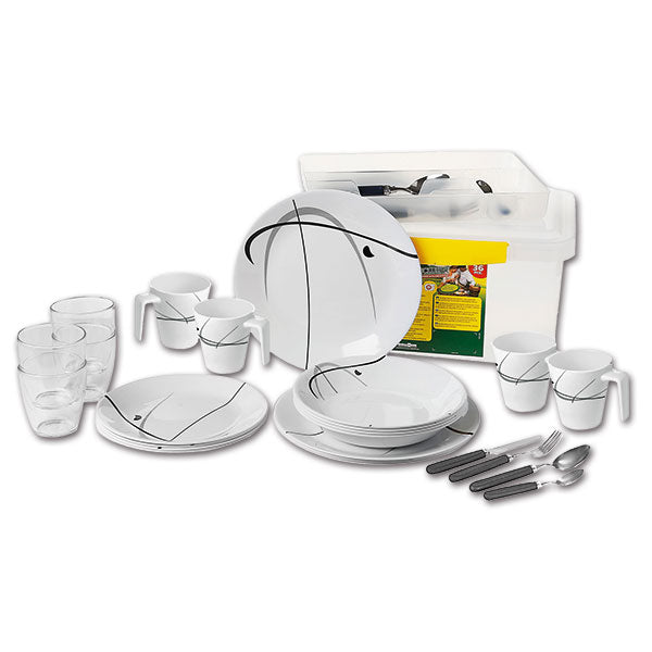 Brunner Set Stoviglie Melamina Serenade 36 pz