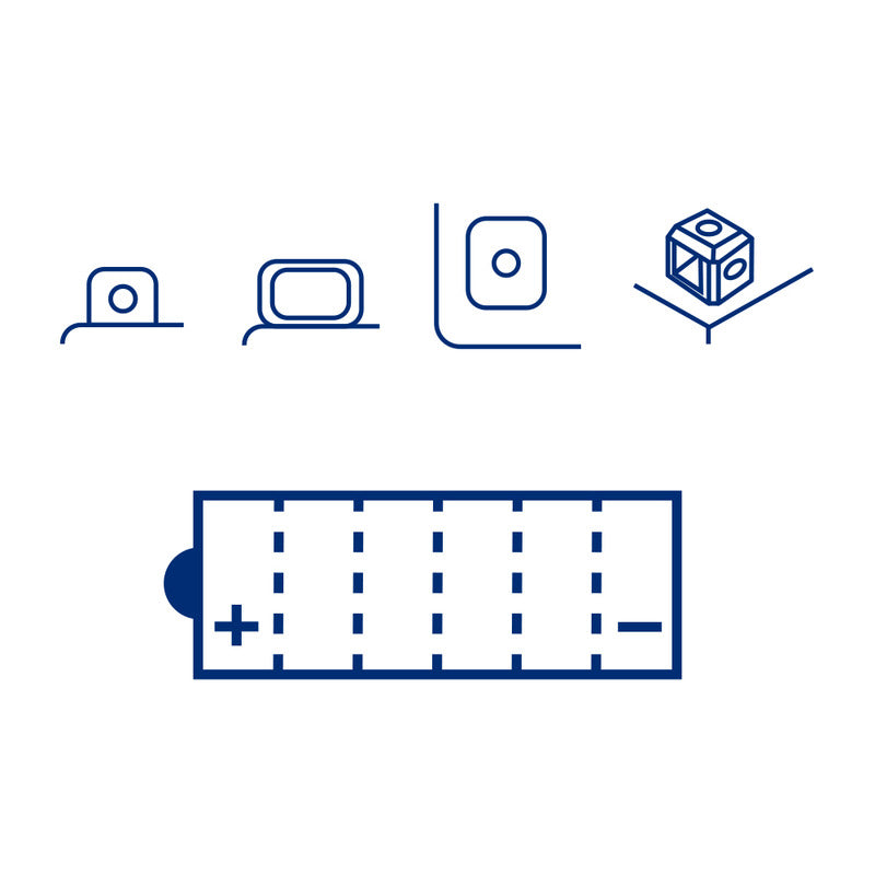 Magneti Marelli Batteria Mob14-A2-sm con Acido