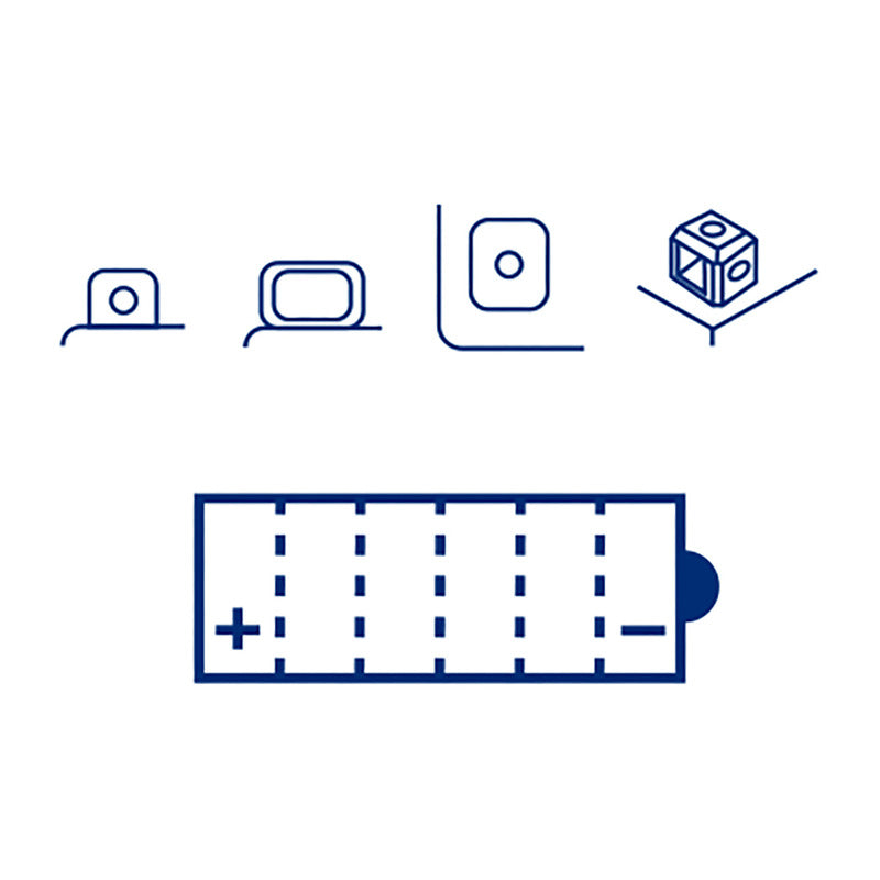 Magneti Marelli Batteria Mob14-B2-sm con Acido