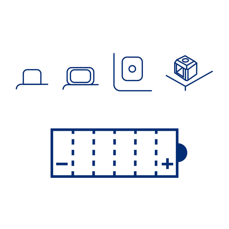 Magneti Marelli Batteria Mob16Cl-B-sm con Acido