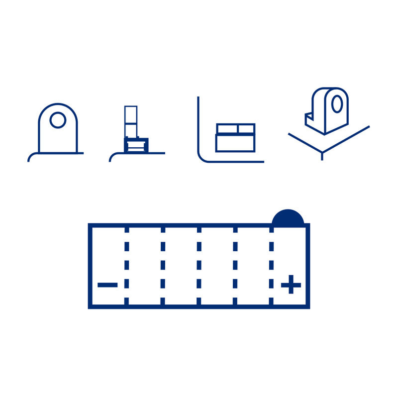 Magneti Marelli Batteria Mob7C-A-sm con Acido