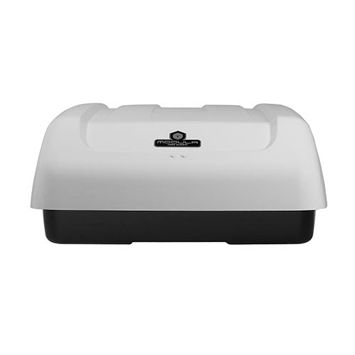 MODULA Dachbox Evo 470, matt geprägtes Grau, 185 x 90 x 42,6 cm