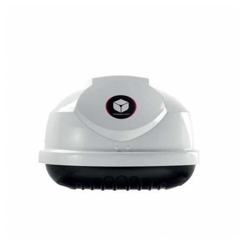 MODULA Dachbox Travel 650, Hochglanzweiß, 235 x 90 x 47,9 cm