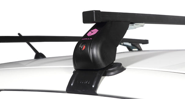 MODULA Universal-Dachträger aus Stahl / Fixpunkte / 124 cm