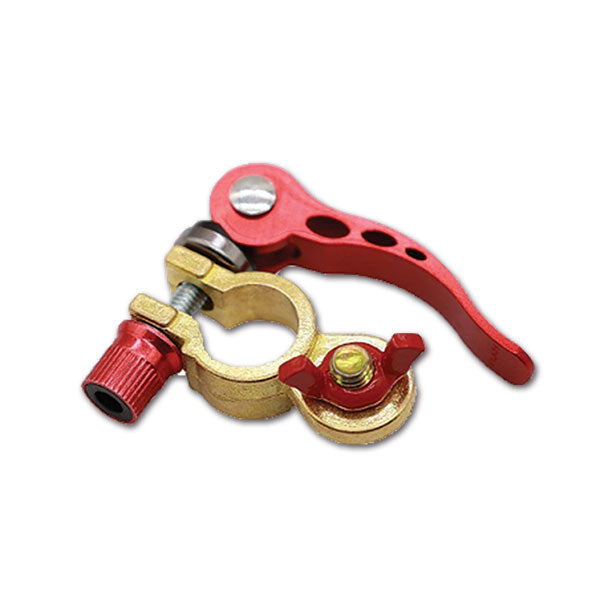 Morsetti batteria con leva - positivo e negativo MSB203