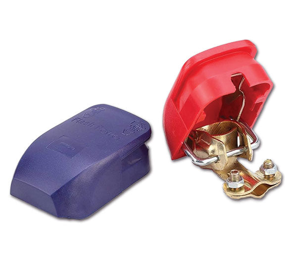 Coppia morsetti scatto rapido (+ e -) per batteria con poli 8032793933342