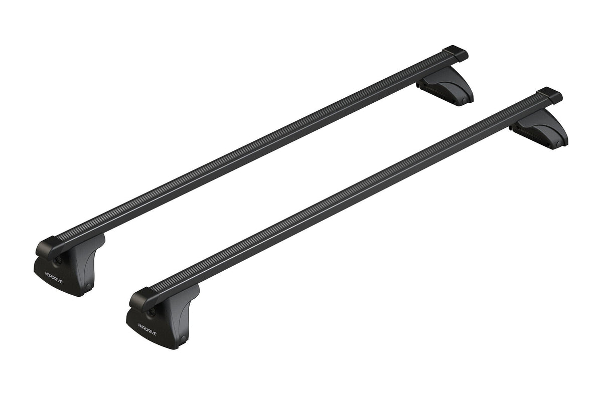Max-Load, set barre portatutto Quadra premontate con kit piedi Evos LP - S - 108 cm
