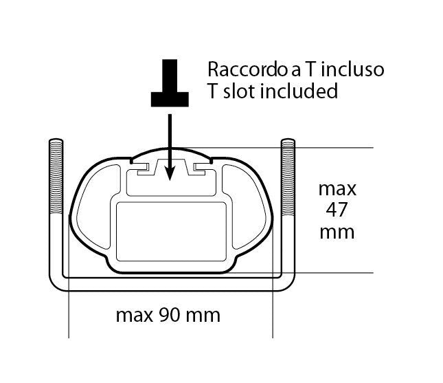 Lampa Bike-One Portabicicletta da Tetto in Acciaio - Nero